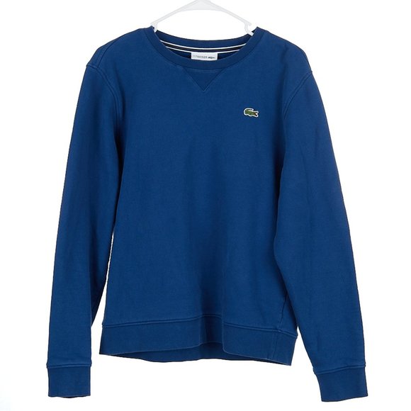 Lacoste Other - LACOSTE SPORT Crewneck Blue Pullover Sweatshirt Men's Medium SH7613